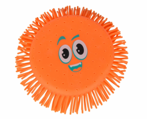 Water UFO met smiley - Oranje - 13 x 13 cm