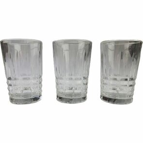 Crystal Glas CARINA - Kristal Glas - 10 cm x 6Ø - Set van 3 