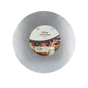 Taartbord - Zilver - 30,5 cm - Taartonderbord - Ronde taartbodem - Cakebord herbruikbaar  - Cake Board - Taartonderlegger