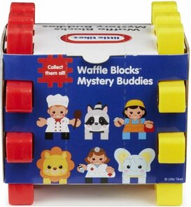 Little Tikes waffle blocks speelgoed series 2 - Blauw / Rood / Multicolor - Kunststof - 9 x 9 x 9 cm