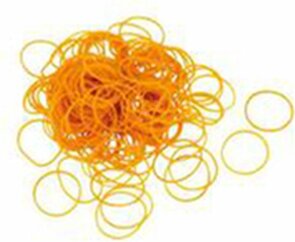 Elastiekjes - Bruin - Kunststof - 400 Stuks