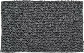 Chenille Badmat AFRA - Grijs - Polyester - 50 x 80 cm