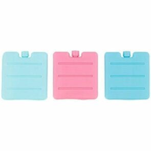 Ice pack Koelelementen - 3 x 100ml - Lichtblauw / Blauw / Roze - Set van 3