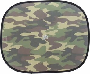 Auto zonnescherm LEGER - Groen / Multicolor - Kunststof - 36 x 45 cm - 2 Stuks