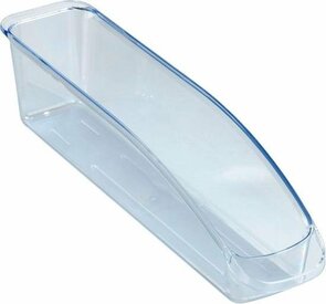 Koelkast soorteerbak MORAX - Transparant - Kunststof - 7,5 x 33 cm - Maat S - Set van 2 - Opbergbak - Bak - Koelkast