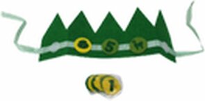 Verjaardags Muts - Groen - Inclusief nummers 1 t/m 5