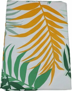 Tafelkleed JOSEPH met bladeren patroon - Multicolor - PVC - 140 x 250 cm
