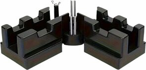 Allecto Plus - Plinten Snijder - Mijter Hoek - Scherp - Gereedschap 2-in-1 voor hoge nauwkeurigheid slijtagebestendigheid - Zwart ABS