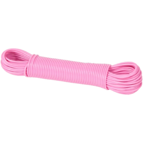 Waslijndraad - Roze - Kunststof - 20 Meter - Waslijn - Wassen - Drooglijn - Touw - Lijn - Waslijn - Was ophangen
