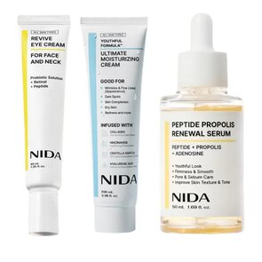 NIDA Korea Hydraterende Ultieme Crème Retinol Revitaliserende Oogcrème Anti-Aging Ultimate Moisturizing Cream Huidverzorging Set