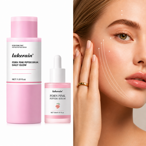 Lakerain PDRN Pink Peptide Skincare Set – Hydraterende Toner & Serum – Anti-Aging, Glow & Huidvernieuwing