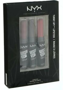 NYX - Professional Makeup Turnt Up Lipstick - 3 kleuren - Wine & Dine , Dahlia , & Hollywood - 02 / 09 / 06