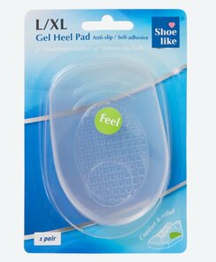 Hielspoor Gel Hielpad – Antislip - Zelfklevend - Heren Maat L/XL