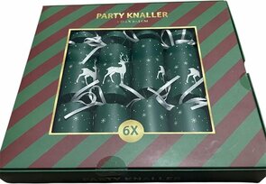 Kerstcrackers-Party-Knaller-Kerst-Kerstversiering-Tafeldecoratie-Set-van-6 rendier