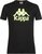Kappa Mens Authentic Estessi Logo T-Shirt - Zwart / Neon Geel - Maat S
