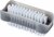 Nagelborstel - Grijs - Kunststof - 10 x 3.5 cm - Set van 2