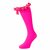 Kousen - Neon Roze - L / XL - 1 Stuk - 60 Den - Panty - Carnaval - Feest - Nylon - Party - Feestpanty 