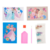 Disney princess Diamond Painting - Rood / Multicolor - Kunststof - Vanaf 3 jaar - Knutselen - Creatief - 3x plastic stickers
