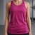 Fitness / Sport Singlet Dames SACHA - Mouwloos - Roze - Maat M