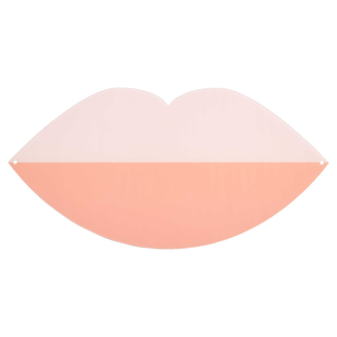 Wanddecoratie Lippen VEERLE - Roze / Rood - Kunststof - 50 cm Wanddecoratie Lippen VEERLE - Roze / Rood - Kunststof - 50 cm