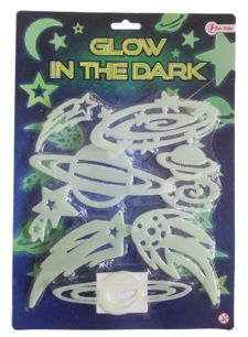 Glow in the dark planets - Groen - Kunststof Glow in the dark planets - Groen - Kunststof