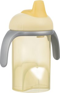 Difrax Antilek tuitbeker - 250 ml harde tuit - Geel Difrax Antilek tuitbeker - 250 ml harde tuit - Geel