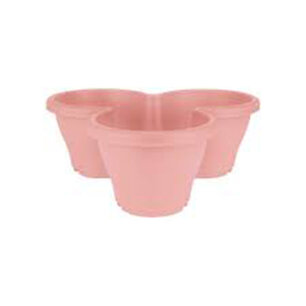 Elho bloempot Corsica verticaal tuinieren s - Roze - Kunststof - 33.5 x 35.5 x 13 cm - Set van 2 Elho bloempot Corsica verticaal tuinieren s - Roze - Kunststof - 33.5 x 35.5 x 13 cm - Set van 2