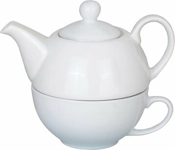 Theepot Tea For One - Wit - Keramiek