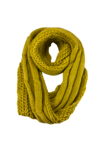 Loop Sjaal JOSEFIEN - Geel - Dames - Acryl Loop Sjaal JOSEFIEN - Geel - Dames - Acryl