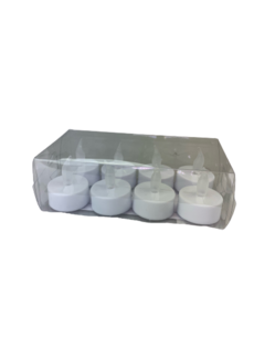  LED Theelicht op Batterij - 8 Stuks - Wit