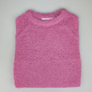 Meisjes Trui - Roze - Polyester - Maat 110 / 116 Meisjes Trui - Roze - Polyester - Maat 110 / 116