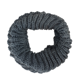 Ronde Sjaal RENEÉ - Grijs - Unisex - Polyester Ronde Sjaal RENEÉ - Grijs - Unisex - Polyester