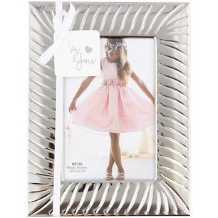Fotolijst LISANNE - Zilver - Metaal - 16 x 21 cm