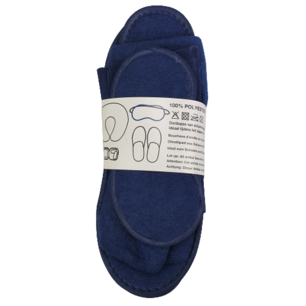 Vliegtuig pantoffel set MACHIEL - 4 delig - Donker blauw - Polyester Vliegtuig pantoffel set MACHIEL - 4 delig - Donker blauw - Polyester