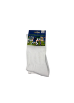 Voetbalsokken met elastische band & boord - Wit - Maat 30-35 - Unisex Voetbalsokken met elastische band & boord - Wit - Maat 30-35 - Unisex