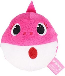 Baby Shark Knijpbal - Roze - Stof - 9 x 11,2 x 10 cm Baby Shark Knijpbal - Roze - Stof - 9 x 11,2 x 10 cm
