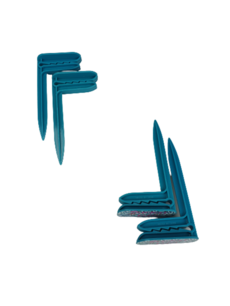 Strandlaken Klemmen - Blauw - Kunststof - l 15 cm Strandlaken Klemmen - Blauw - Kunststof - l 15 cm