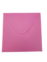 Enveloppen - Roze - 14 x 14 cm - 15 stuks  Enveloppen - Roze - 14 x 14 cm - 15 stuks