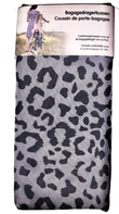 Bagagedragerkussen Luipaard print - Zwart/Grijs - Polyester - 14 x 4 x 31 cm Bagagedragerkussen Luipaard print - Zwart/Grijs - Polyester - 14 x 4 x 31 cm
