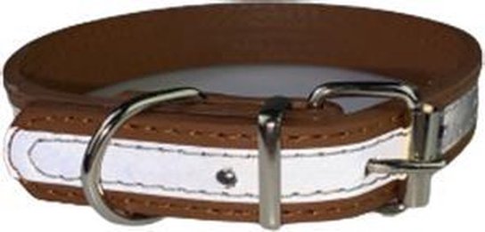 Hondenhalsband SOESJE - Bruin - Verstelbaar - 41 x 2 cm Hondenhalsband SOESJE - Bruin - Verstelbaar - 41 x 2 cm