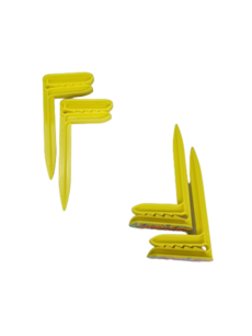 Strandlaken Klemmen - Geel - Kunststof - l 15 cm