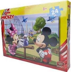Mickey mouse puzzel - 24 stukjes - Assorti  