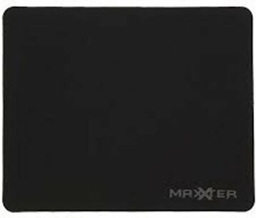 Muismat rechthoek - Zwart - 22 x 18 cm