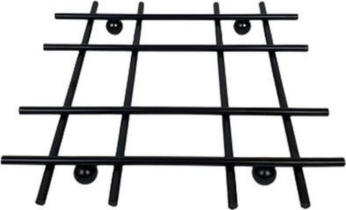 Moderne RVS Pan Onderzetter - Zwart - 19 x 19 cm - Pannen - Keuken - RVS - Modern - Vierkant Moderne RVS Pan Onderzetter - Zwart - 19 x 19 cm - Pannen - Keuken - RVS - Modern - Vierkant