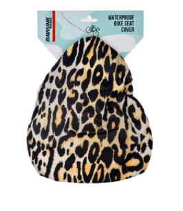 Waterproof fietszadelhoes - Zwart-Bruin - Panterprint - Multicolor - PVC - Rekbaar - Zadelhoes- Fietshoes - Zadel Waterproof fietszadelhoes - Zwart-Bruin - Panterprint - Multicolor - PVC - Rekbaar - Zadelhoes- Fietshoes - Zadel