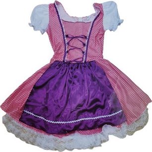 Oktoberfest Damesjurkje - Multicolor - Polyester - Maat M Oktoberfest Damesjurkje - Multicolor - Polyester - Maat M