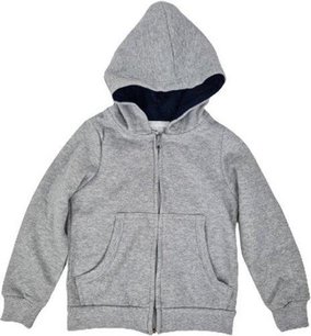Kinder vest met capuchon - Lichte stof - Hoodie - Sweatvest - Grijs - Katoen - Maat 158/164 Kinder vest met capuchon - Lichte stof - Hoodie - Sweatvest - Grijs - Katoen - Maat 158/164