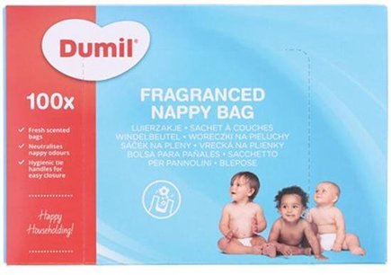 Dumil Geparfumeerde Luierzakjes - 100 stuks Dumil Geparfumeerde Luierzakjes - 100 stuks