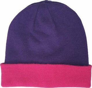 Muts ANITA - Paars / Roze - Acryl - Dames Muts ANITA - Paars / Roze - Acryl - Dames