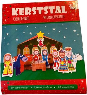Maak je eigen kerststal - Met figuurtjes Maak je eigen kerststal - Met figuurtjes